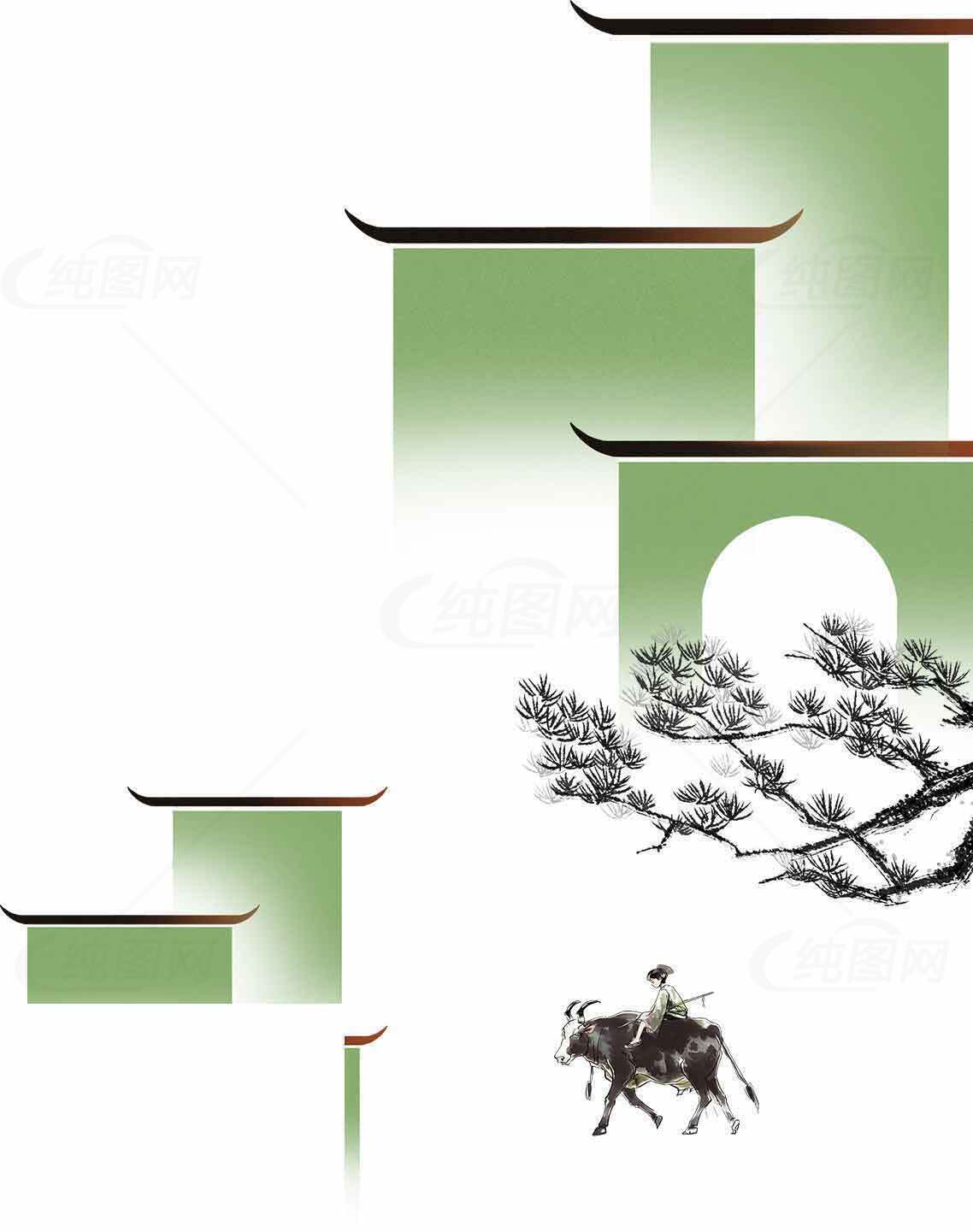 水墨中国风背景设计素材